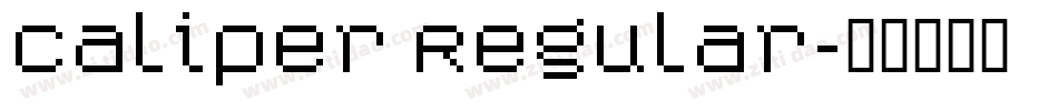 Caliper Regular字体转换